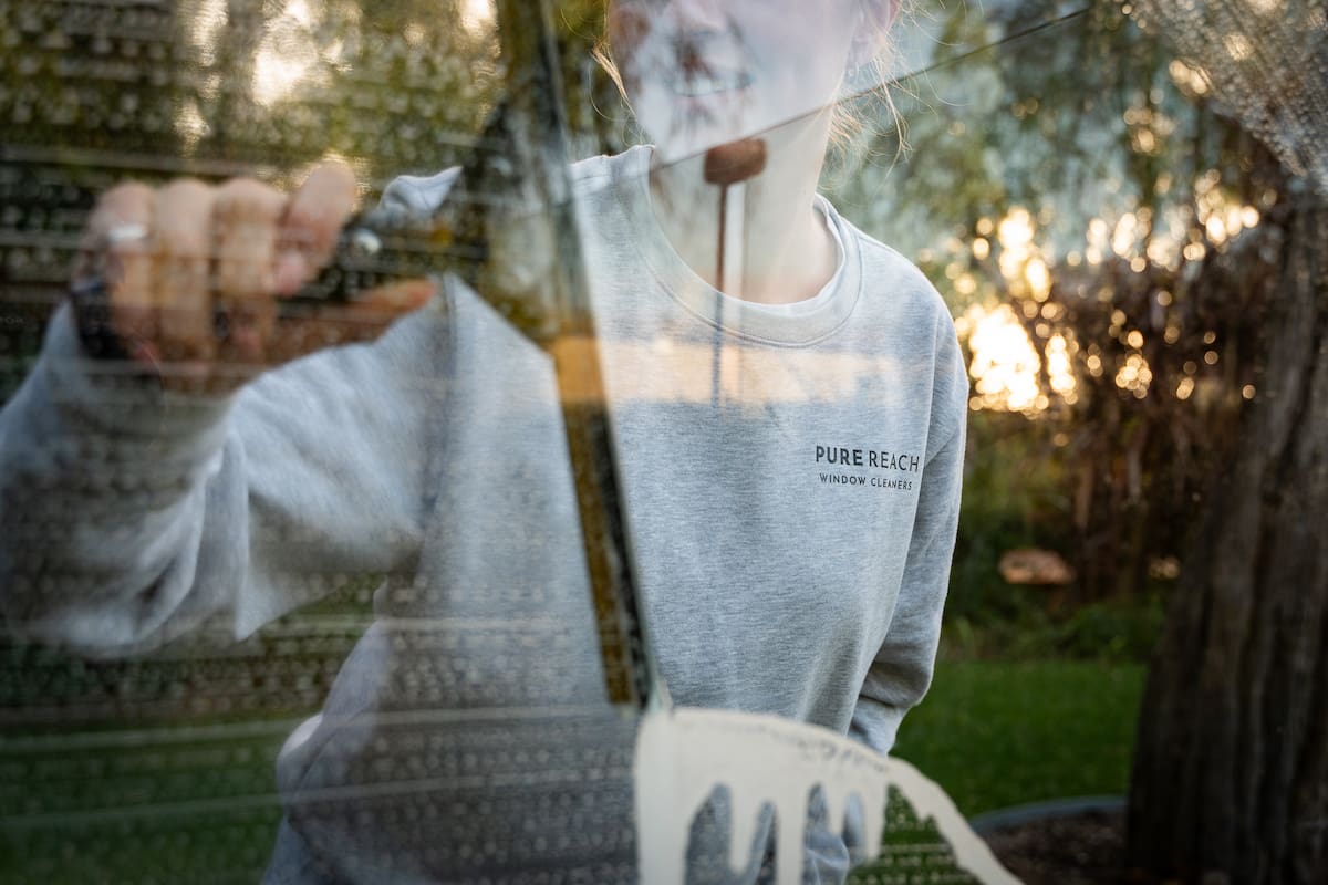 How do you clean your tinted house windows?